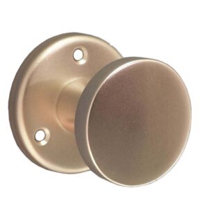 Voordeurknop alu f1 (zilverkleurig) 48mm