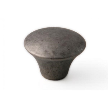 Meubelknop antiek tin "tuur" 35mm 1 Meubelknop