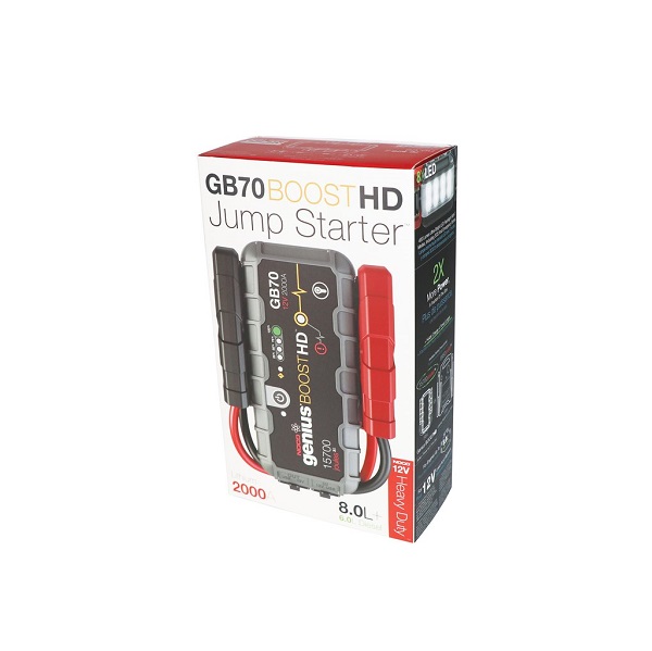 Noco genius lithium jump starter hd gb70 2000a 2 Noco genius lithium jump starter hd gb70 2000a - afbeelding 2