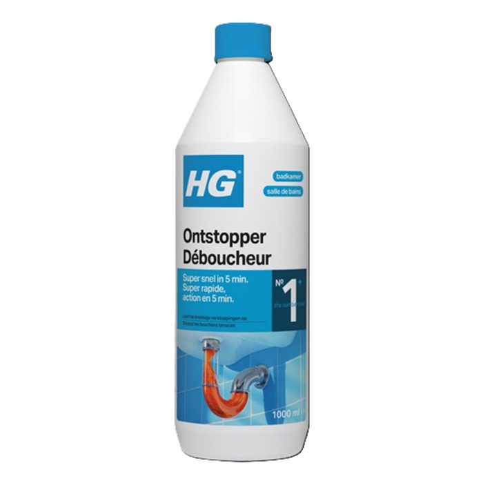 Hg vloeibare ontstopper 1l 2 Hg vloeibare ontstopper 1l