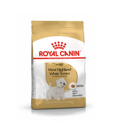 Westie (west highland white terrier) adult 3 kg royal canin 1 Adult