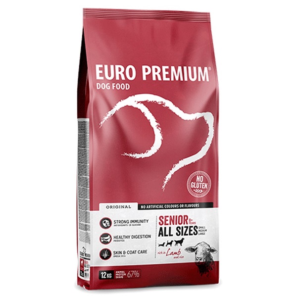 Euro premium senior lamb & rice (all sizes) 12kg - afbeelding 3