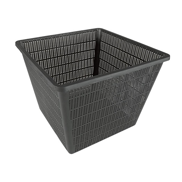 Vijvermand vierkant zwart 33x33x25cm 1 Vijvermand