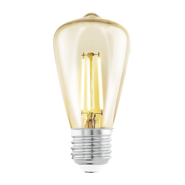Eglo lamp vintage amber st48 e27 4w 2200k