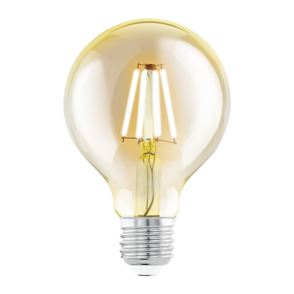Eglo lamp vintage amber g80 e27 4w 2200k