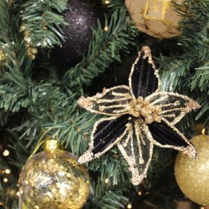 Kerstdecoratie "Black & Gold with a Sparkle"