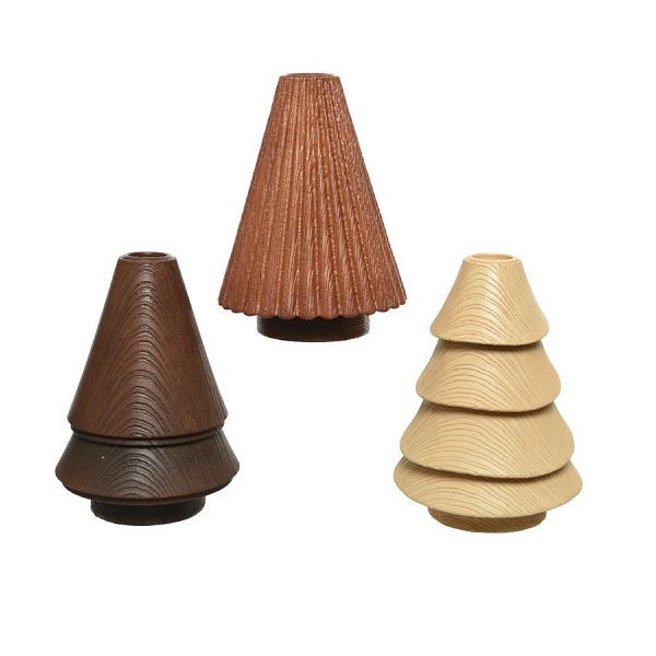 Kaarshouder warme tinten 11cmxh15,5cm (3 uitvoeringen) 1 Warme