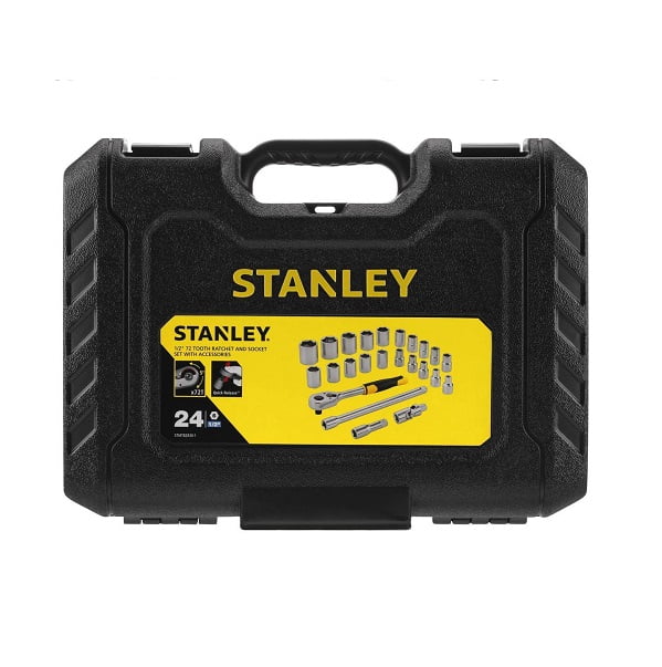 Dopsleutelset 1/2" Stanley (24-delige set) 2 Kofferset