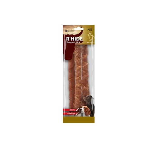 R'hide stokjes omwikkeld met konijn 15mm 1 15mm