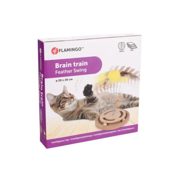 Speelgoed brain train kitty ballenbaan met bal lichtbruin