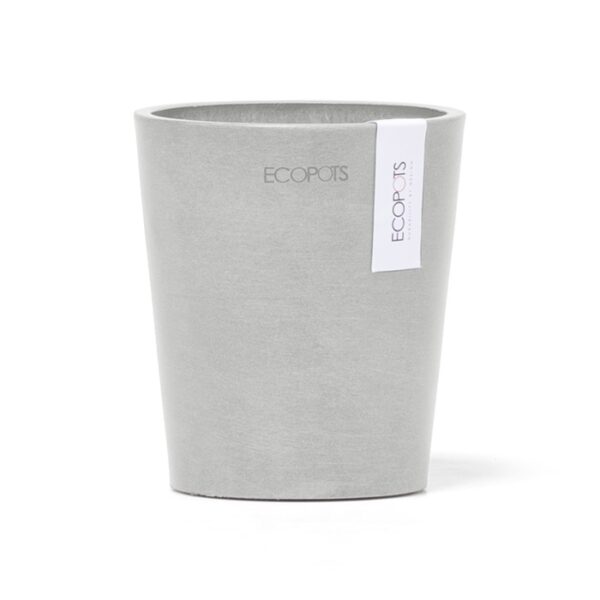 Ecopots morinda white grey