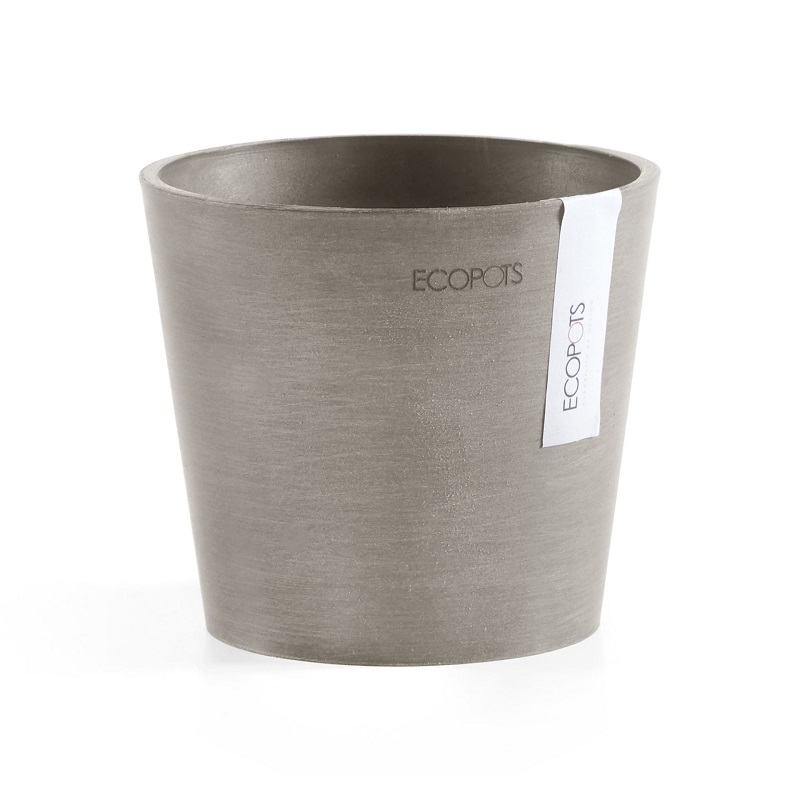 Ecopots amsterdam mini 13 taupe 1 Ecopots