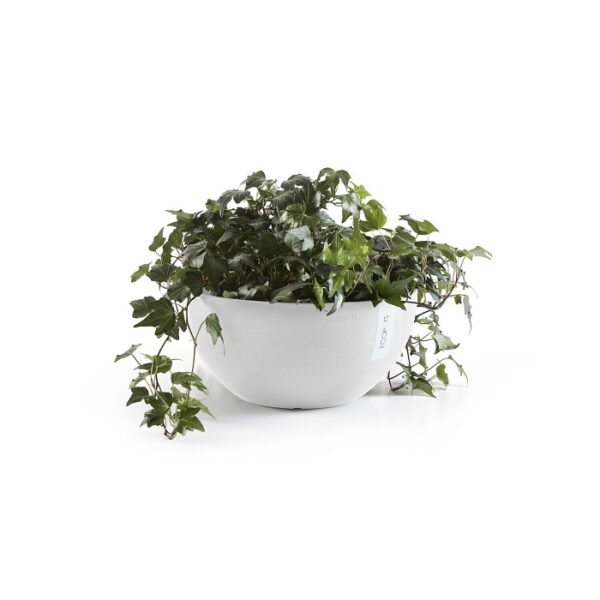 Ecopots brussels 25 pure white