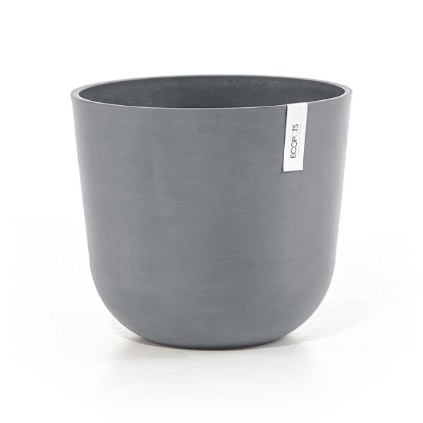 Ecopots oslo 45 water reservoir blue grey