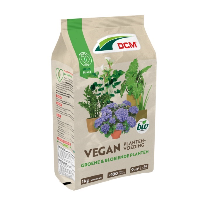 Dcm meststof vegan groene en bloeiende planten 1kg 1 Groene en bloeiende planten