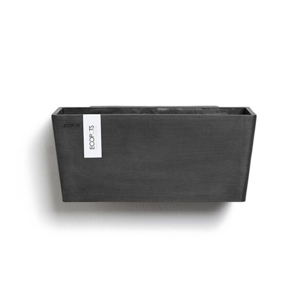 Ecopots manhattan wall m dark grey