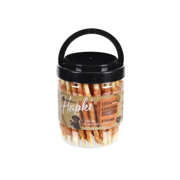 R'hide stokjes omwikkeld met kip 12cm 600gr 1 Stokjes