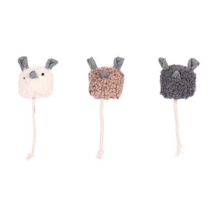Kattenspeeltje suava ronde muis 15x6x5cm 1 Stuk 1 Kattenspeeltje