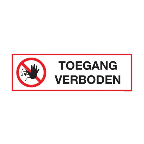 Toegang verboden