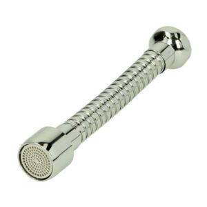 Kraanslang verchroomd m22