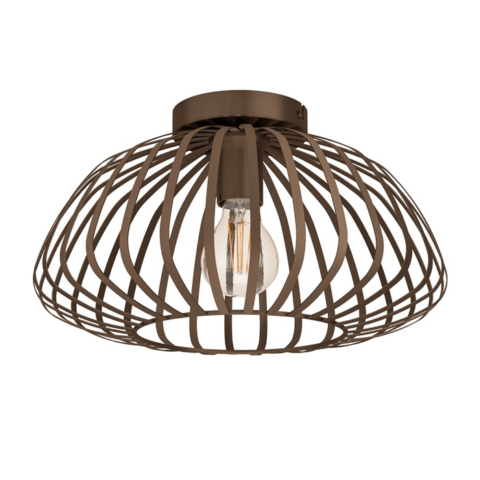 Eglo plafondarmatuur espinal bronze 1 Espinal