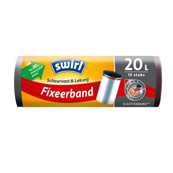 Pedaalemmerzakjes swirl 20l scheurvast en lekvrij (20st) 1 Swirl