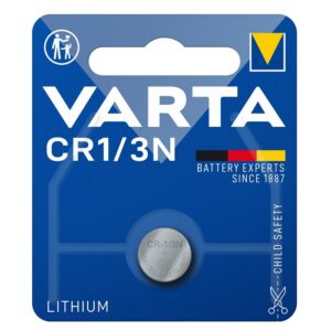 Knoopcelbatterij CR1/3N per stuk