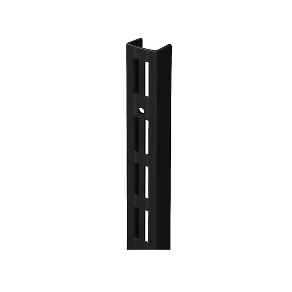 Dubbele wandrail 50cm zwart (2 stuks) 1 Wandrail