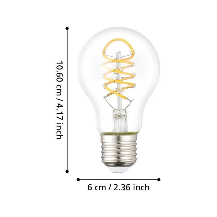 Eglo led lamp e27 7,3w 2700k 3 Eglo led lamp e27 7,3w 2700k - afbeelding 3