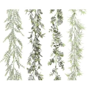 Slinger groen / wit plastiek 180cm