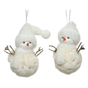 Sneeuwpop wit 13xh7.5cm