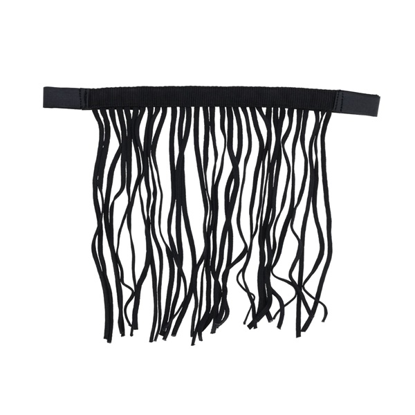 Vliegen franjeband velcro zwart full 1 Franjeband