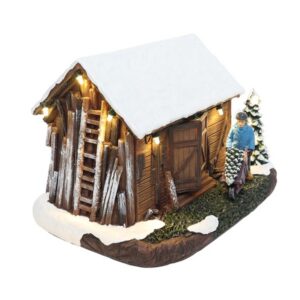 wooden shed