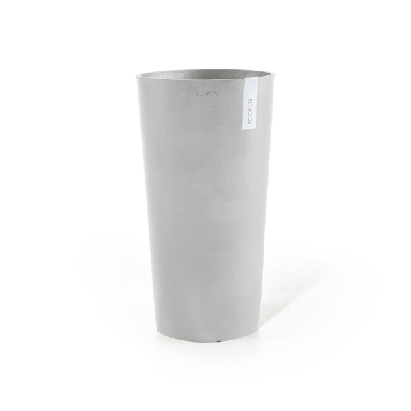 Ecopots amsterdam extra high 90 white grey 1 Amsterdam extra high