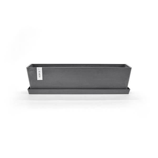 Ecopots onderschotel rechthoekig 80 grey 2 Ecopots onderschotel rechthoekig 80 grey - afbeelding 2