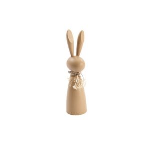 Konijn beige hout 21.5cm