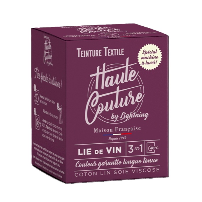 Haute couture textielverf wijnrood 350gr voor katoen 1 Textielverf wijnrood