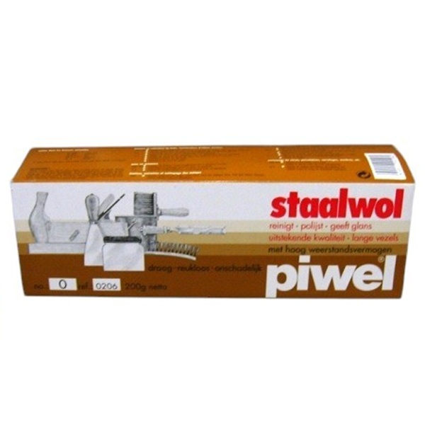 Piwel staalwol nr 0 200gr 1 Staalwol nr 0