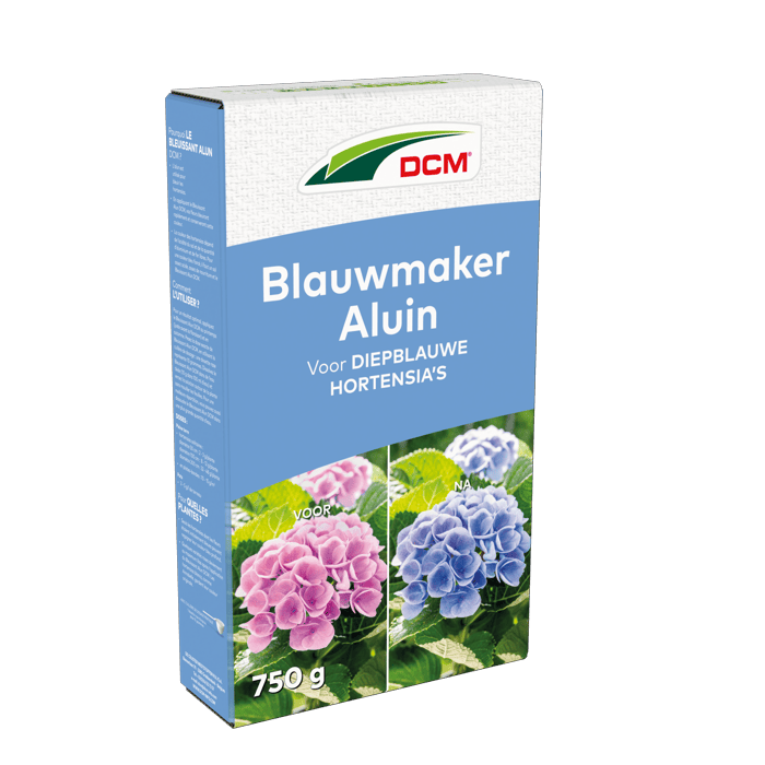 Dcm meststof minigran blauwmaker aluin 750gr 1 Blauwmaker