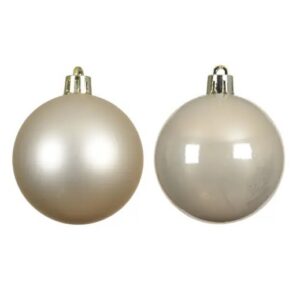 Kerst bal parel mix d6cm (doos: 12st)