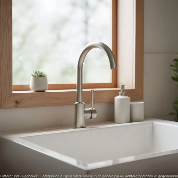 Cornwall mengkraan keuken brushed stainless steel 2 Cornwall
