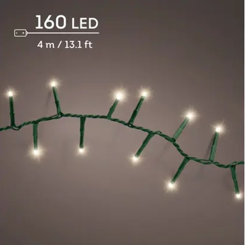 Kerst verlichting led warm wit compact twinkle 4m (160 leds) 1 Verlichting