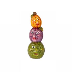 Halloween pompoen keramiek 19x18xh47cm per stuk