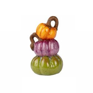 Halloween pompoen keramiek 13x13xh23cm per stuk