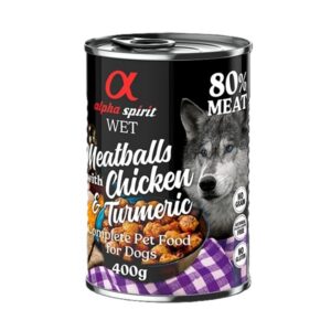 Alpha spirit meatballs with chicken and turmeric 400gr