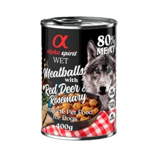 Alpha spirit meatballs with deer and rosemary 400gr