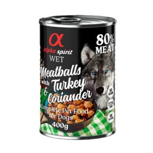 Alpha spirit meatballs with turkey and coriander 400gr