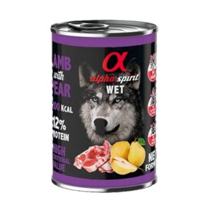 Alpha spirit wet lamb with pear 400gr