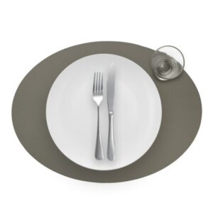 Finesse placemat ovaal pepper 33x45cm