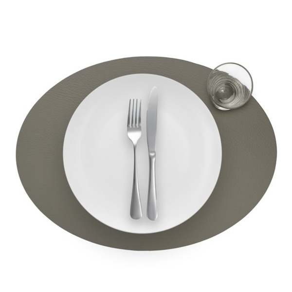 Finesse placemat ovaal pepper 33x45cm 1 Finesse placemat ovaal pepper 33x45cm